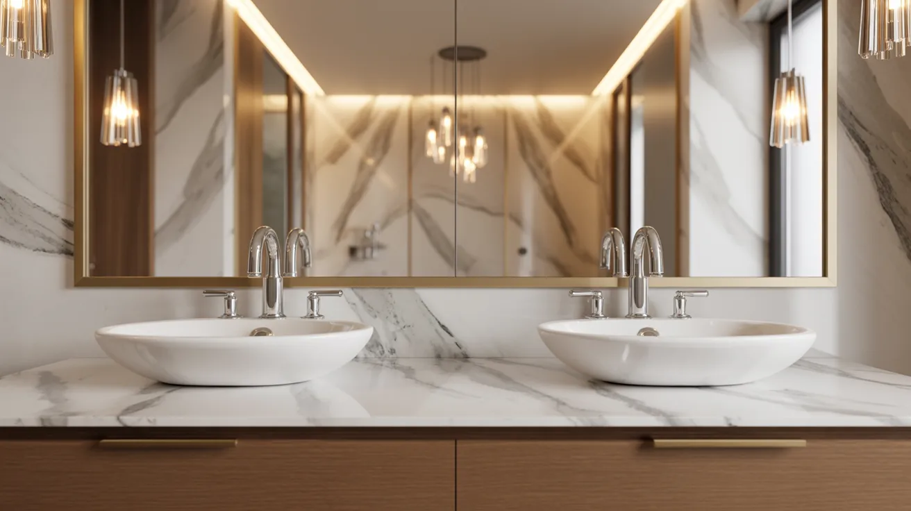 Dual Bathroom Sinks