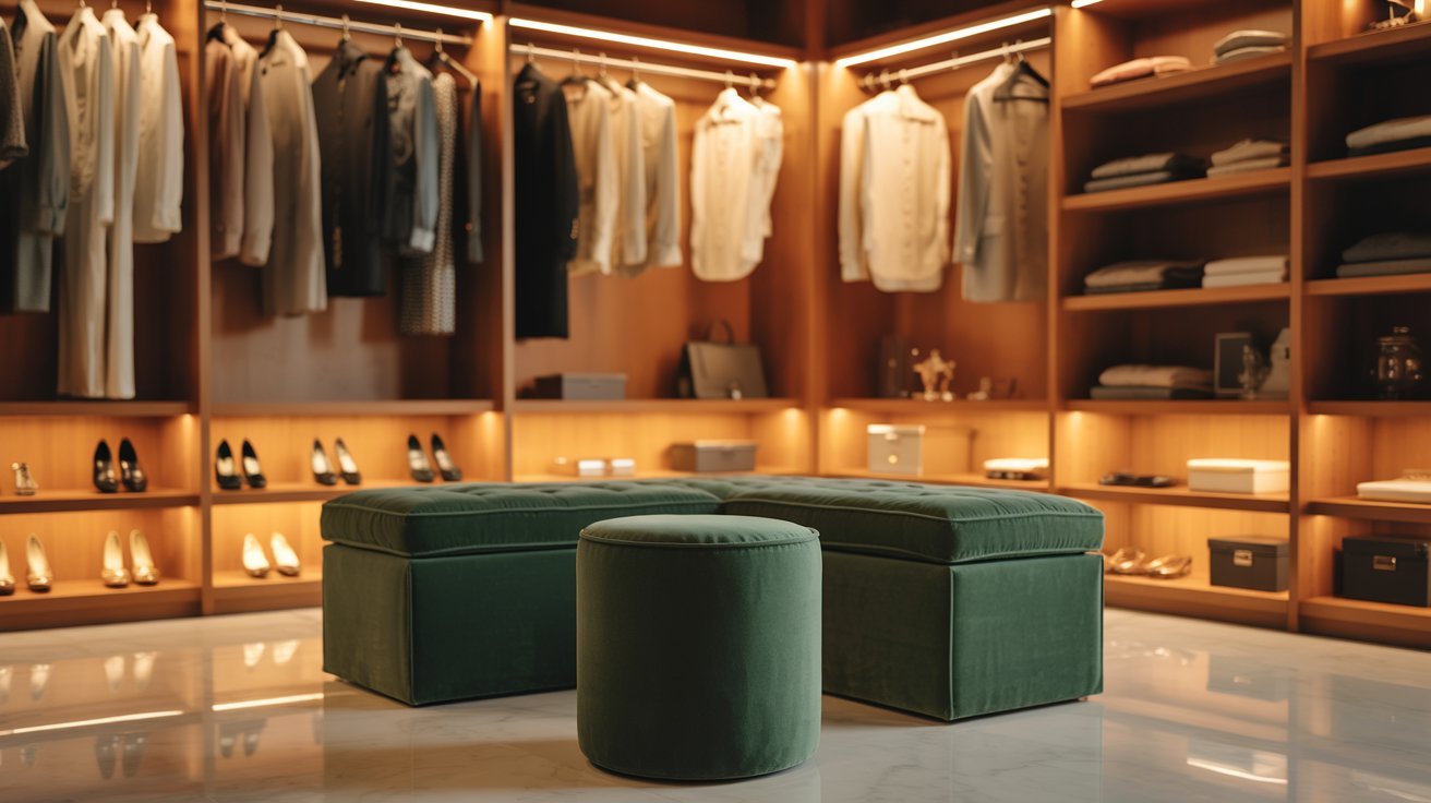 Built-In Seating for Comfort
