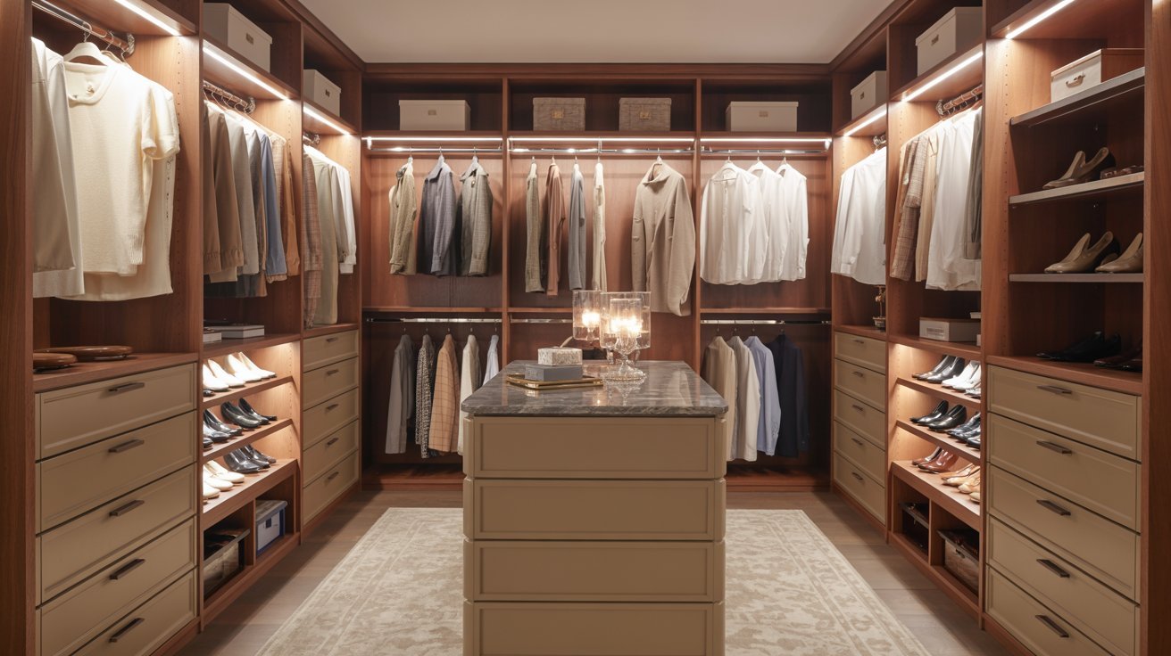 Floor-to-Ceiling Custom Cabinetry