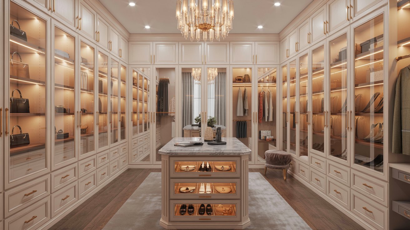 Large Luxury Walk In Closet